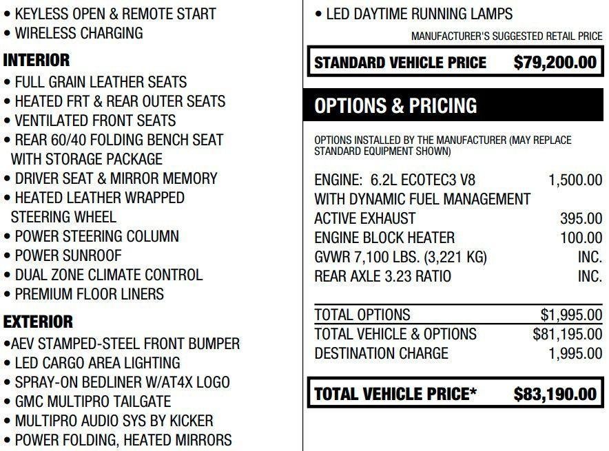 2024 GMC Sierra 1500 AT4X