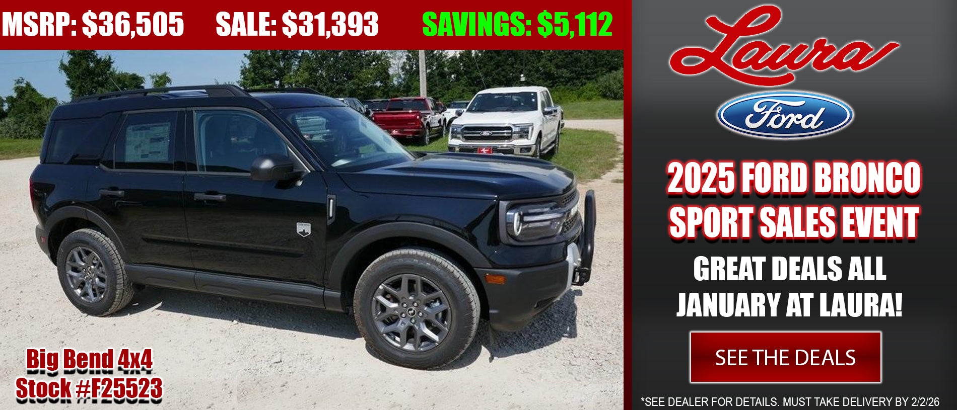 Explore 2025 Ford Bronco Sport at Laura Ford of Sullivan, LLC in Sullivan MO