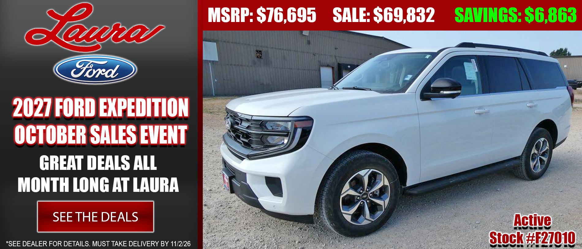 Explore 2025 Ford Expedition at Laura Ford of Sullivan, LLC in Sullivan MO