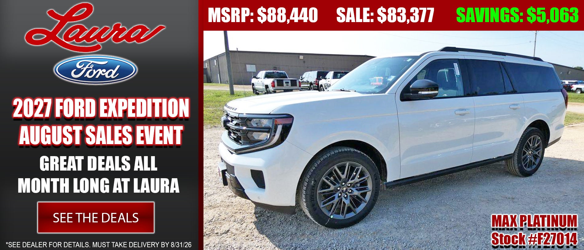 Explore 2025 Ford Expedition at Laura Ford of Sullivan, LLC in Sullivan MO